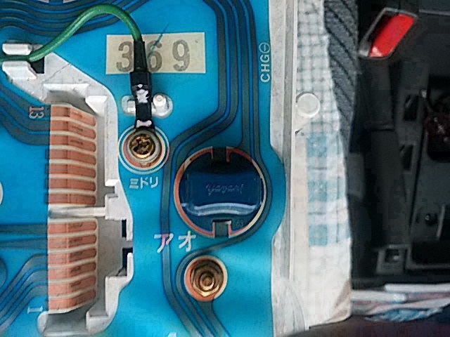 hzj70ｖスピードメーターからバルブを外し画像