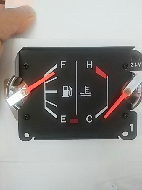 水温計燃料計外観チェック